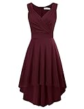 Retro Kleid a Linie v Ausschnitt Kleid Damen 50s Kleid a...