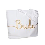 ElegantPark Bride Schultertasche für Braut Weiße Geschenke...