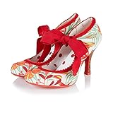 Ruby Shoo Willow High Heels mit Komfort-Einlegesohle, Rot,...
