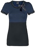 Pussy Deluxe Stripey Girl Shirt Navy/schwarz, Größe:S