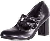 Banned Damen Schuhe Isabella Vintage Mary Jane 50s Pumps...