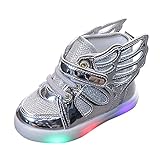 Unsex Mary Jane Sneaker Lauflernschuhe mit LED-Lichtleuchte...