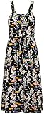 King Louie Damen Kleid Muster Vintage Retro A-Linie Dress...