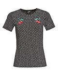 Pussy Deluxe Mini Dots Basic Damen T-Shirt, Größe:XXL