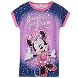 Disney Nachthemd Kinder Mädchen, Kurzarm Rosa Nachthemd mit...