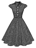 Wedtrend Damen 50er Vintage Retro Rockabilly Swing Kleid...