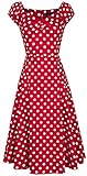 Collectif Clothing Dolores Doll Dress Polka Mittellanges...